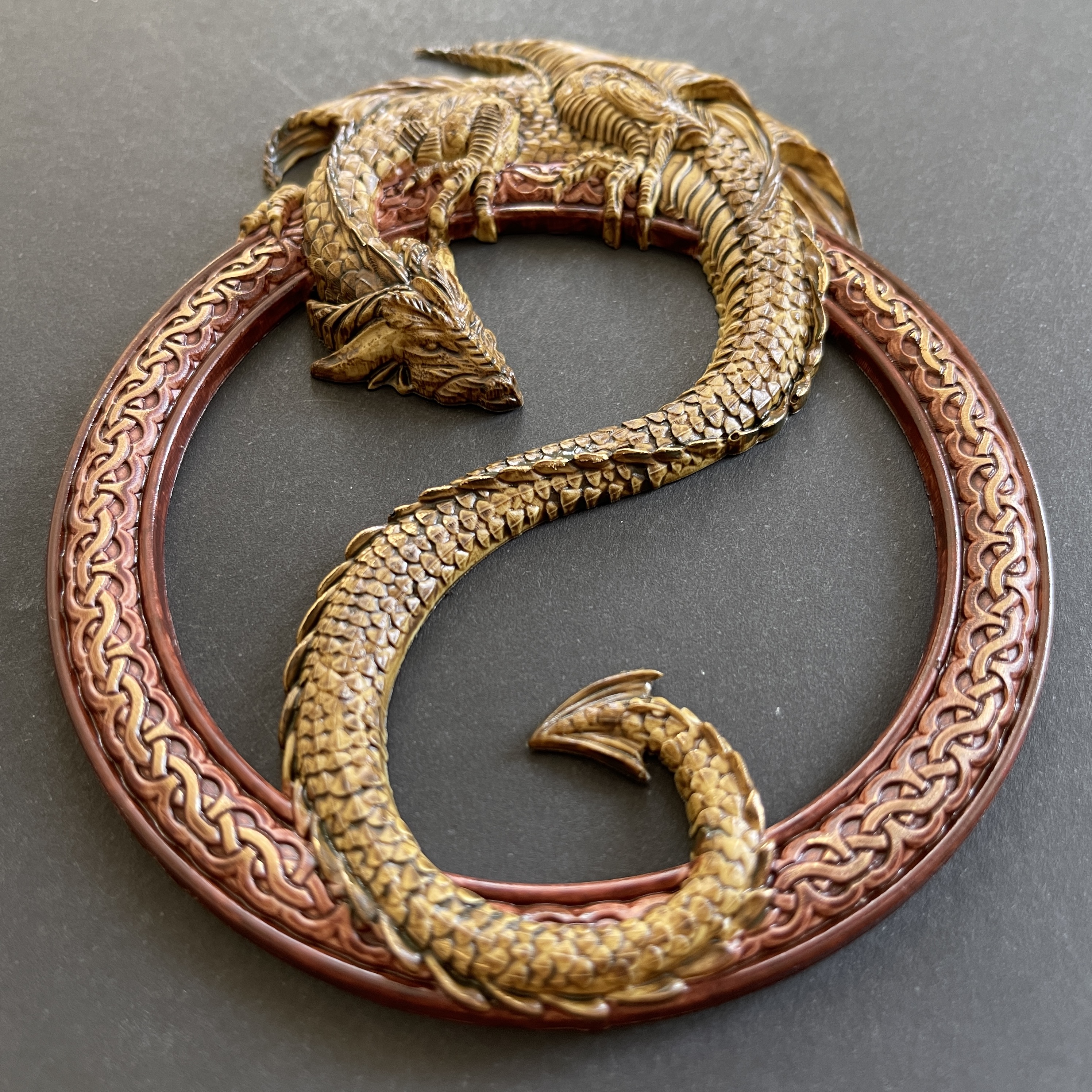 Молд "Дракон на рамке" (XL)