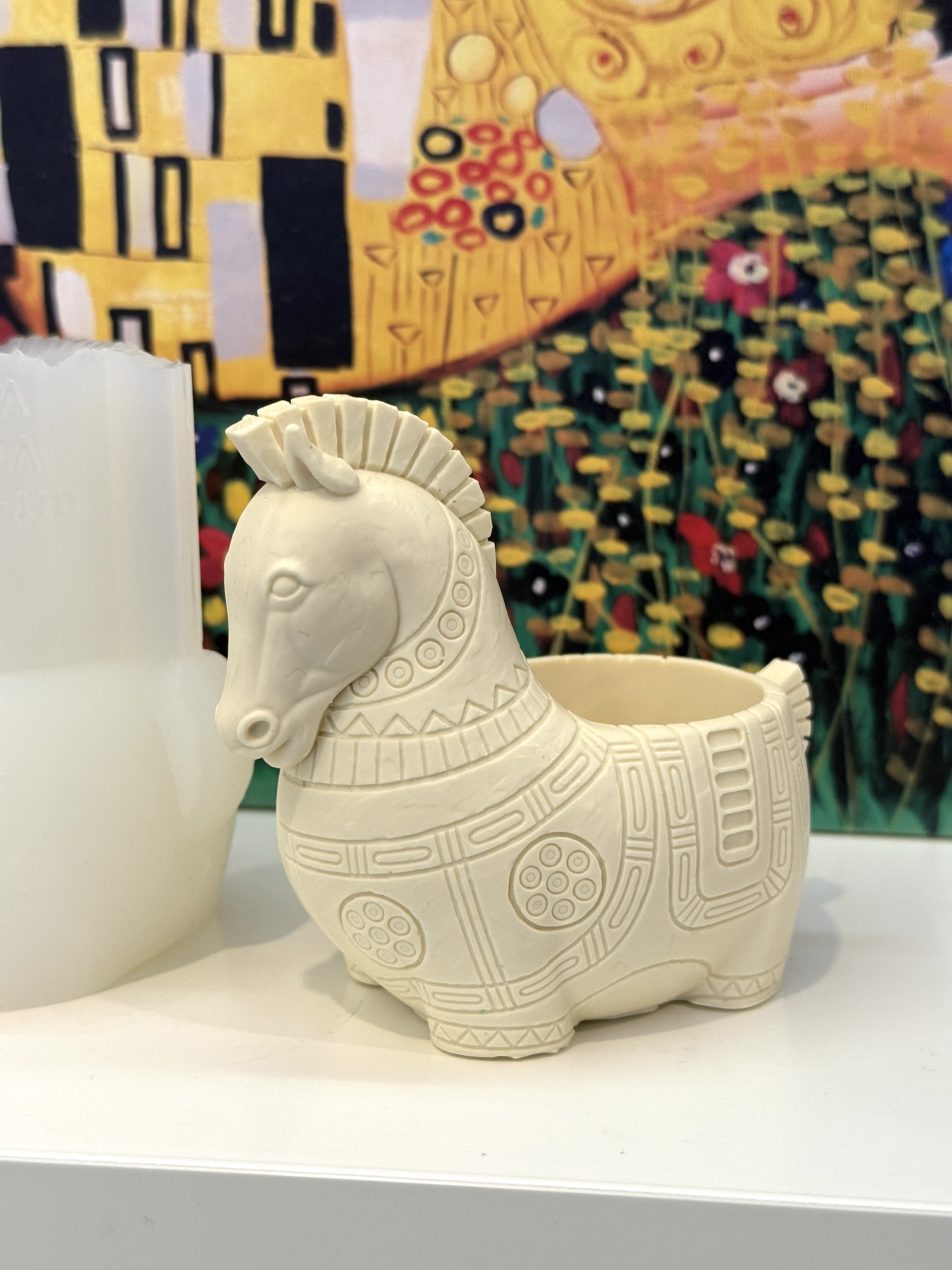 3D-молд "Кашпо-чарка Лошадка 2" (L)