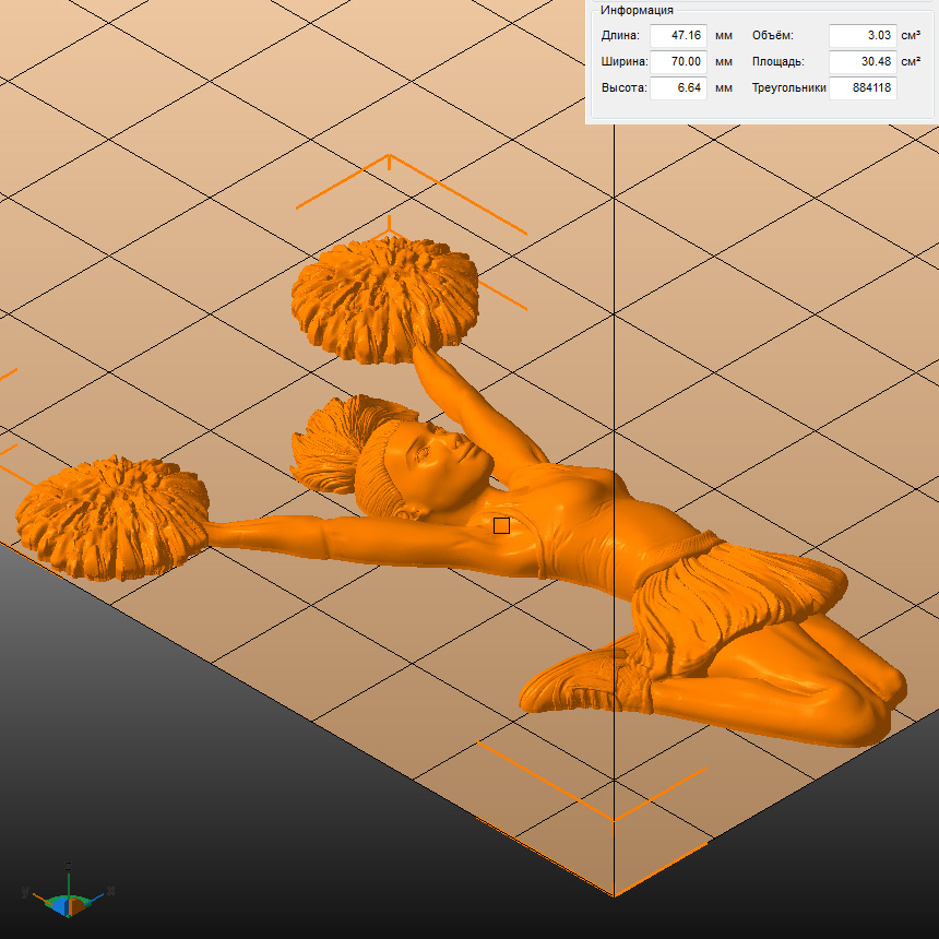 Молд "Чарлидерша" (M)