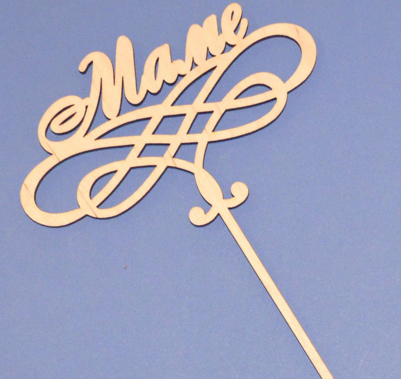 Топпер для букета "Маме"