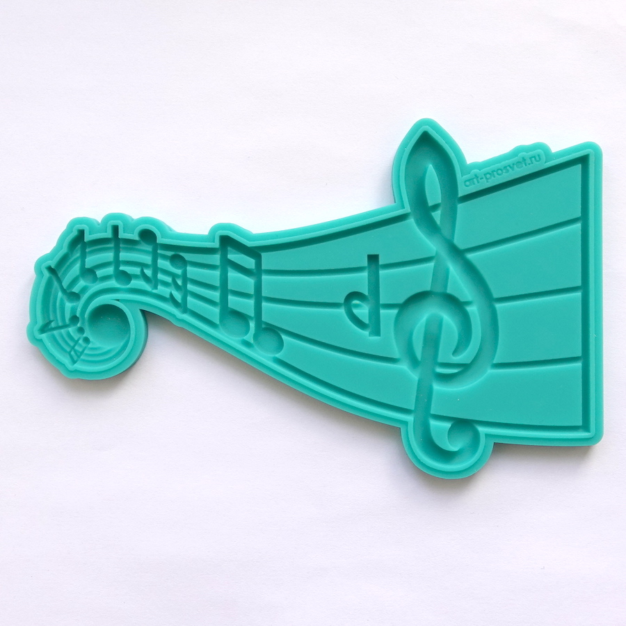 Молд "Нотный стан" (XL)