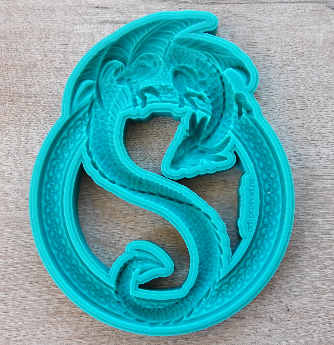 Молд "Дракон на рамке" (XL)