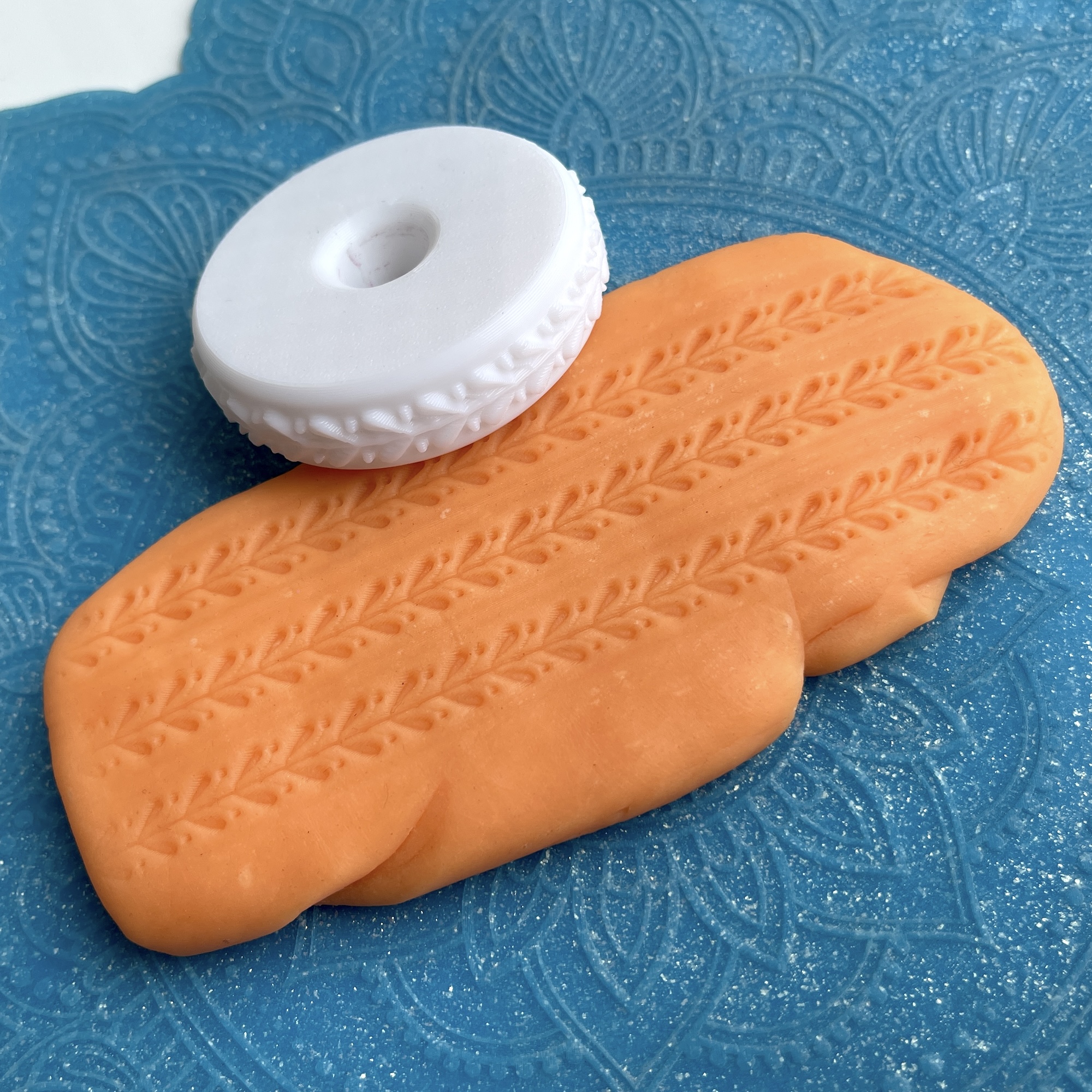 Текстурный ролик (скалка) "Египет" (L), площадь 14x150 мм