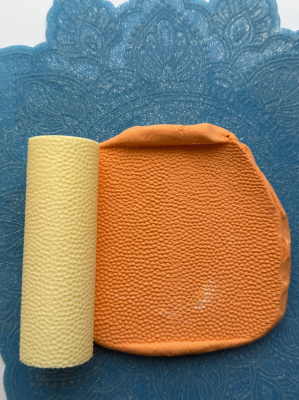 Текстурный ролик (скалка) "Кожа" (L), площадь 100x100 мм