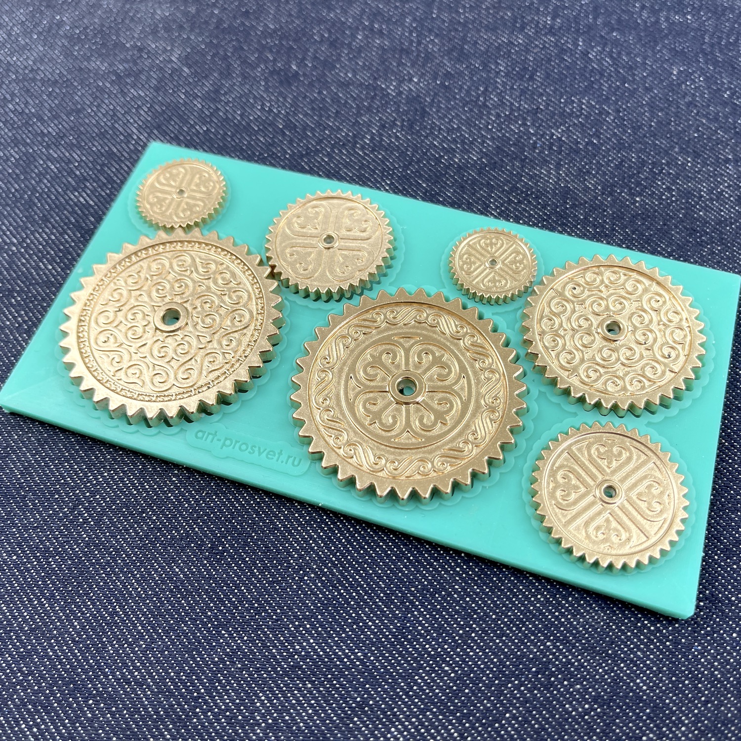 Молд набор "Винтажные шестеренки 2"