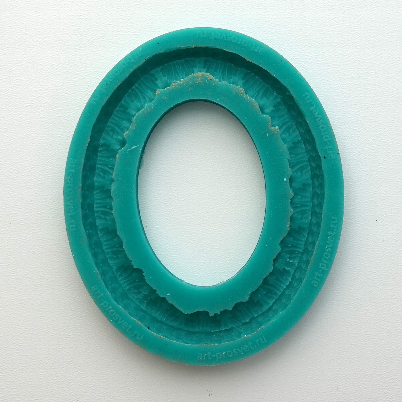 Молд "Овальная рамка" авторская ручная работа (L)