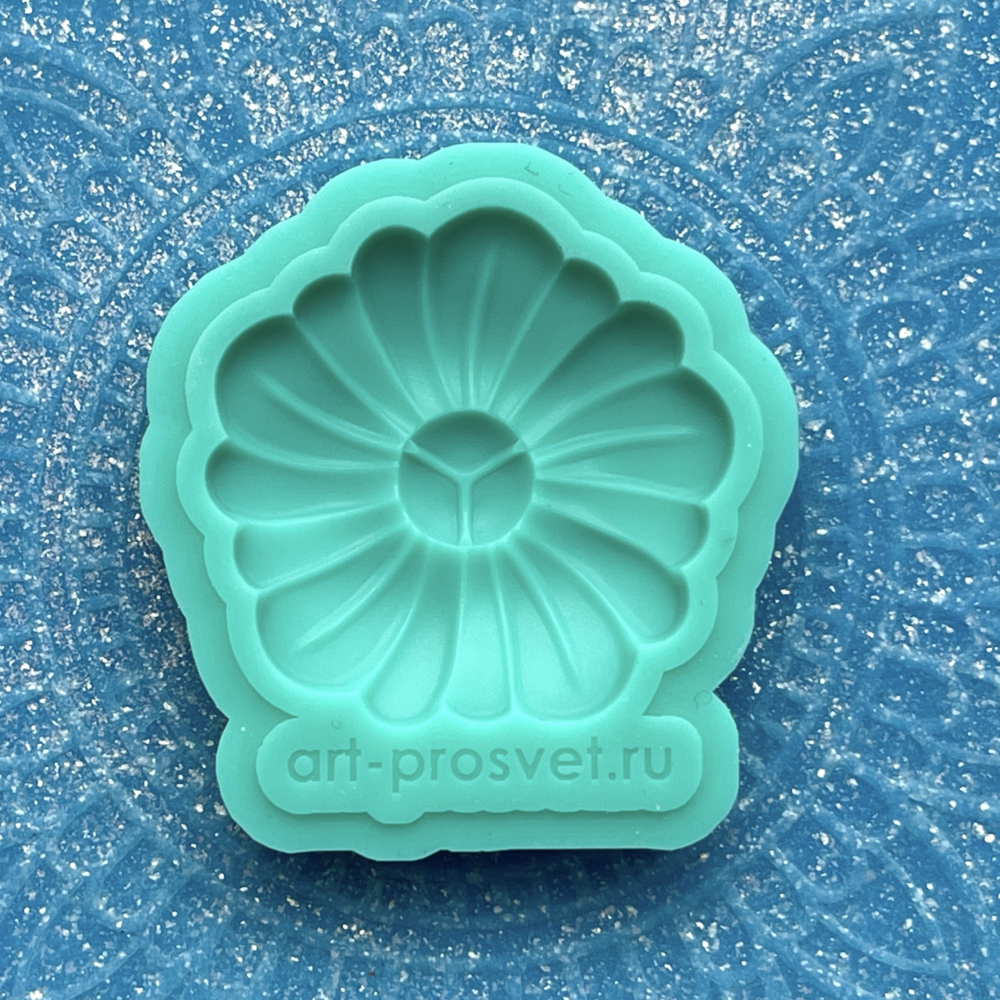 Молд "Элемент декора "Розетка" (XS)