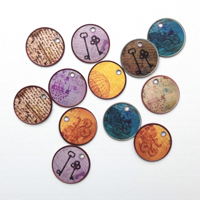 Цветной чипборд набор "Жетоны"