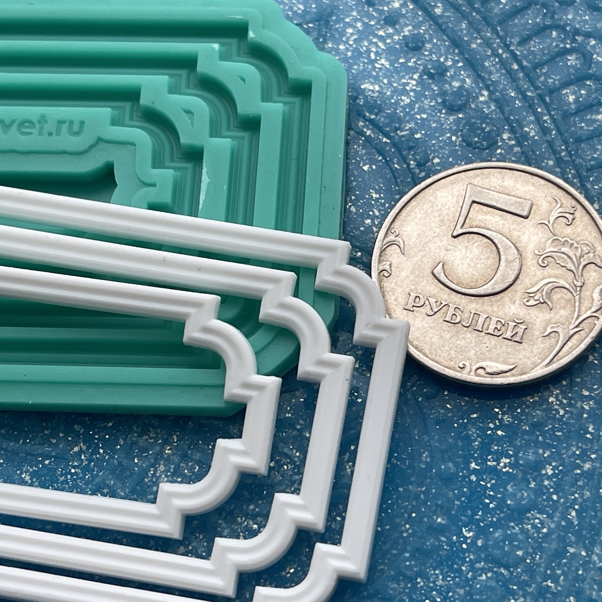 Молд "Набор тонких рамок 2" (M)