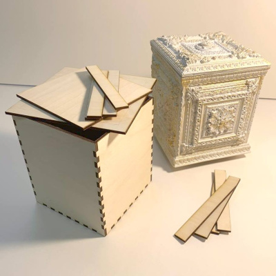 Деревянная заготовка для МК №12 "Шкатулка"