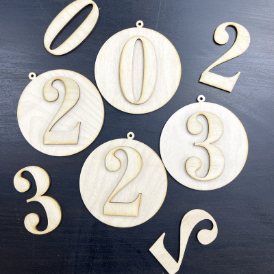 Набор ёлочных игрушек 2023