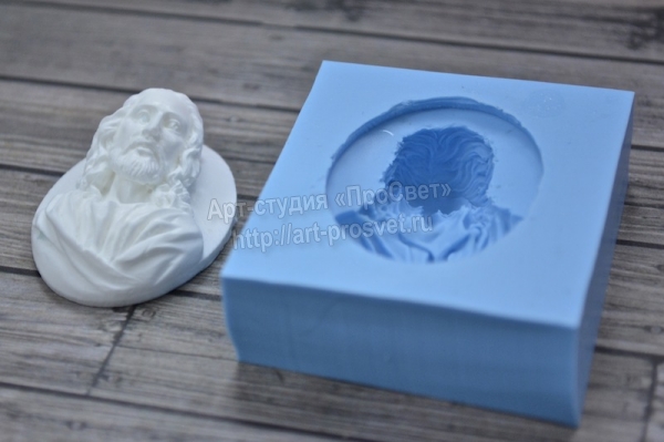 Молд камеи Иисуса 3D