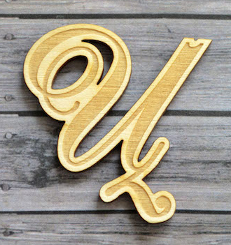 Буква для монограмм "Ц"