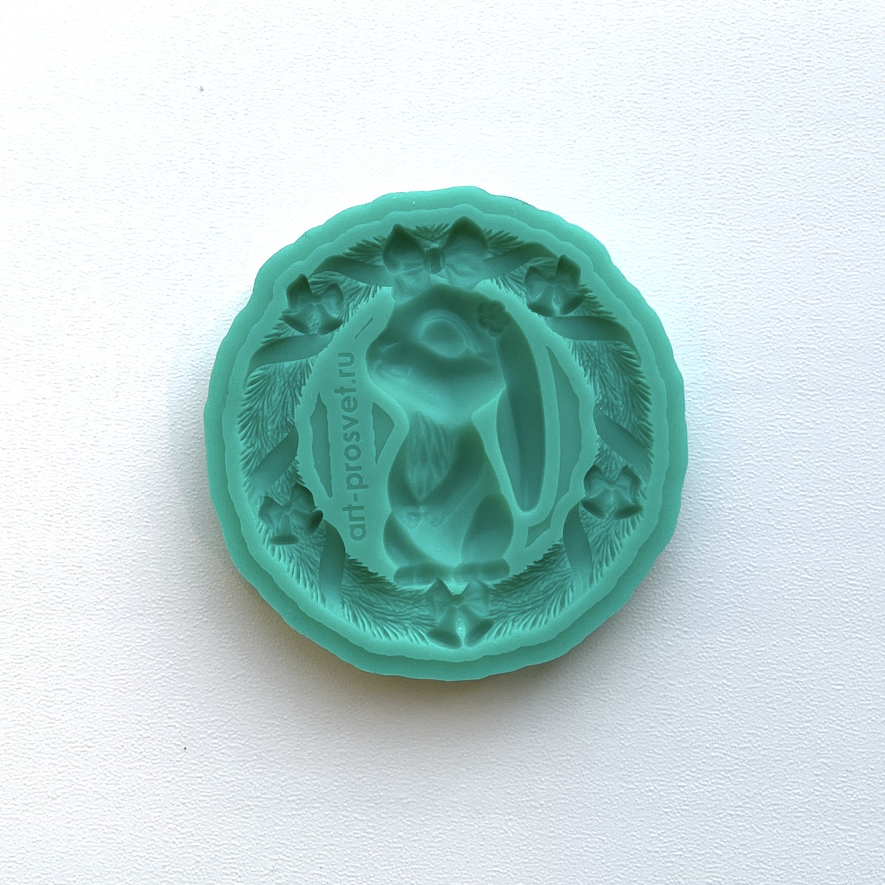 Молд "Венок с зайкой" (S)