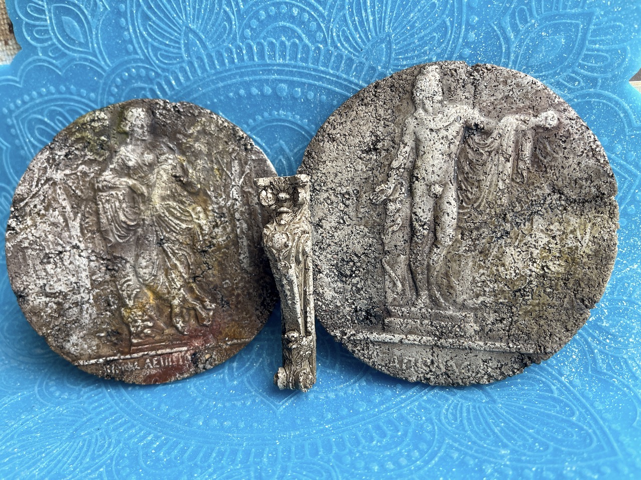 Мастер-класс по искусственному состариванию изделий из гипса.