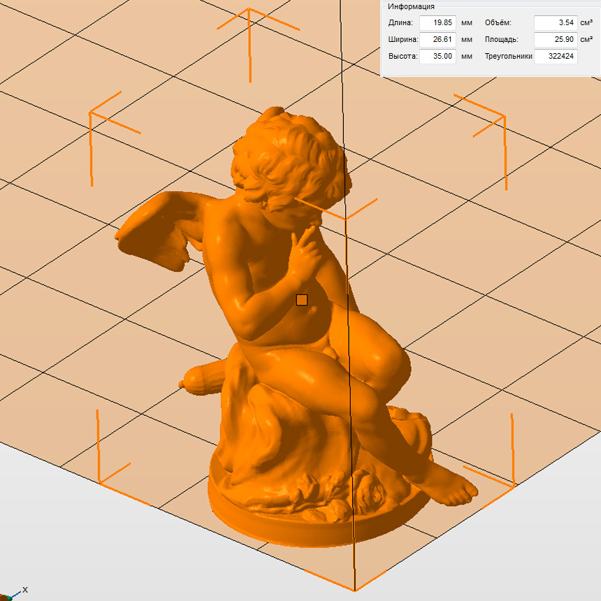 Молд 3D "Купидон" (S)