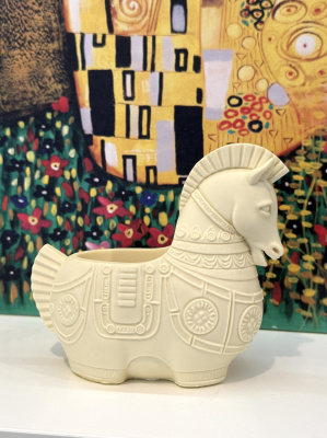 3D-молд "Кашпо-чарка Лошадка 1" (L)