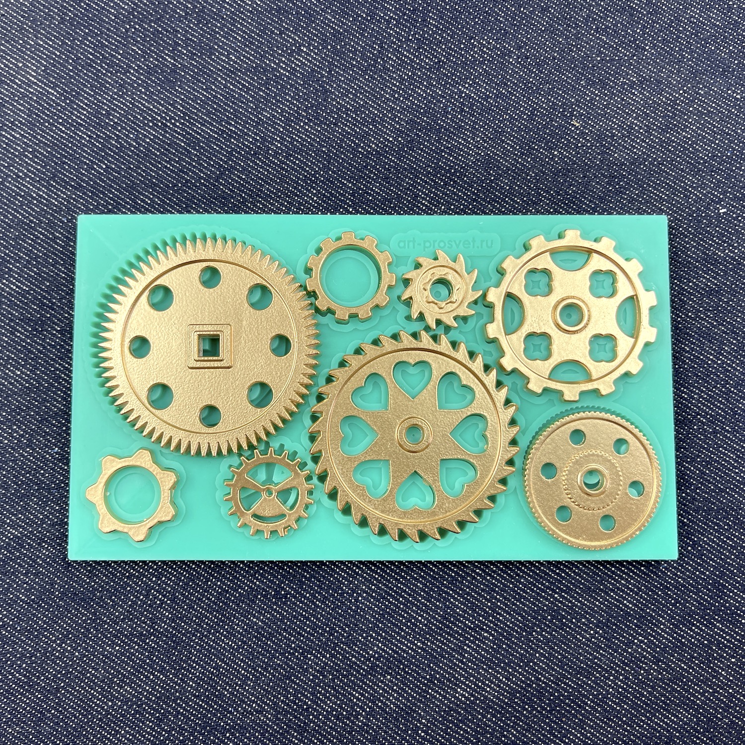 Молд набор "Винтажные шестеренки 4"