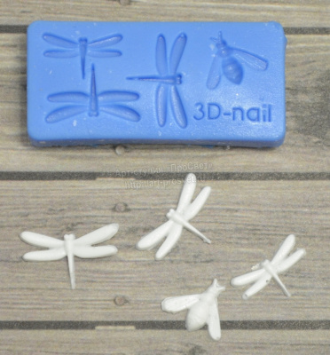 Форма для маникюра "Стрекозы"