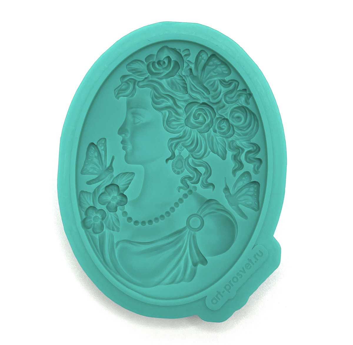Молд камея "Прекрасная дама" (XL)