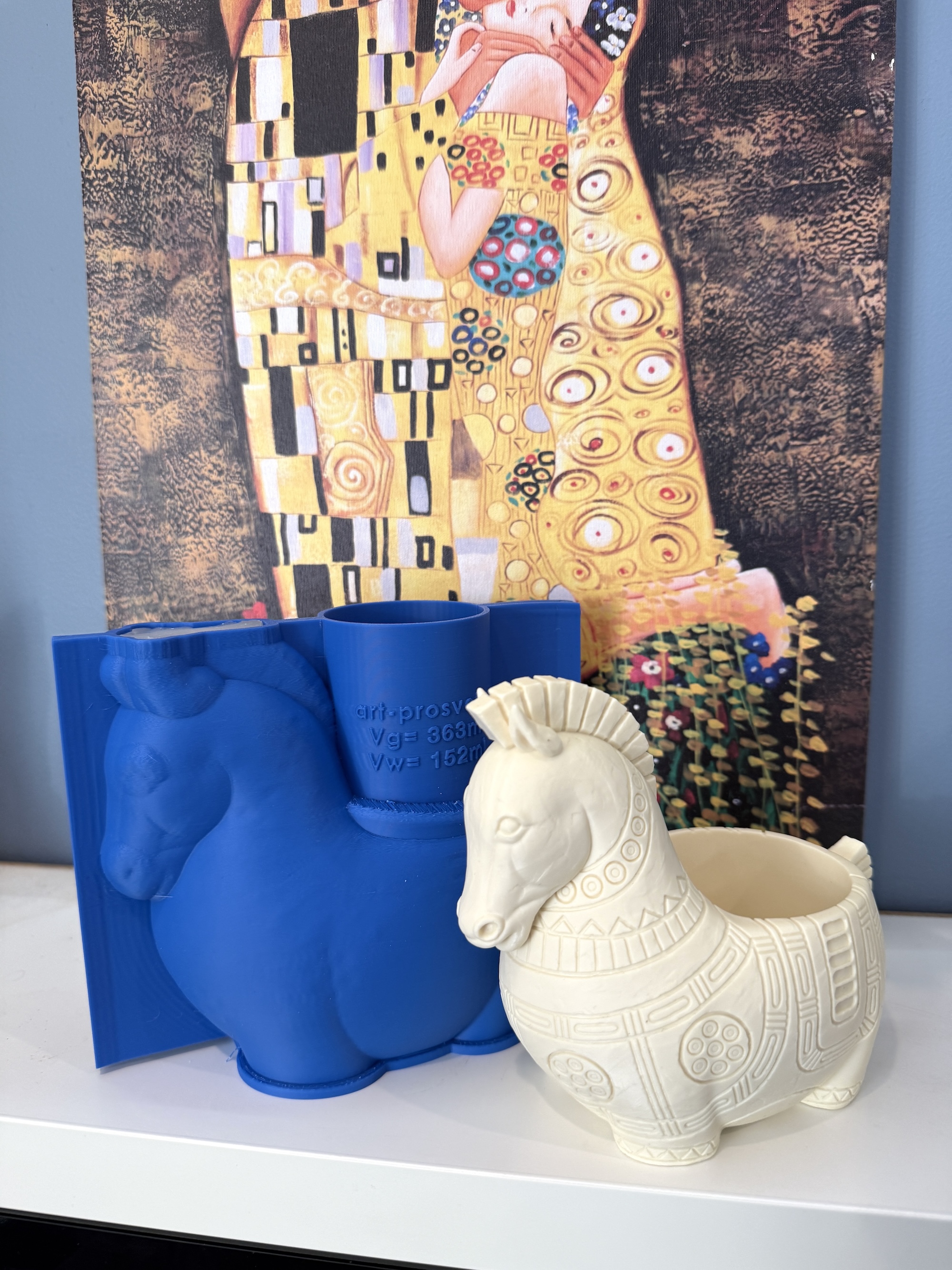 3D-молд "Кашпо-чарка Лошадка 2" (XL)