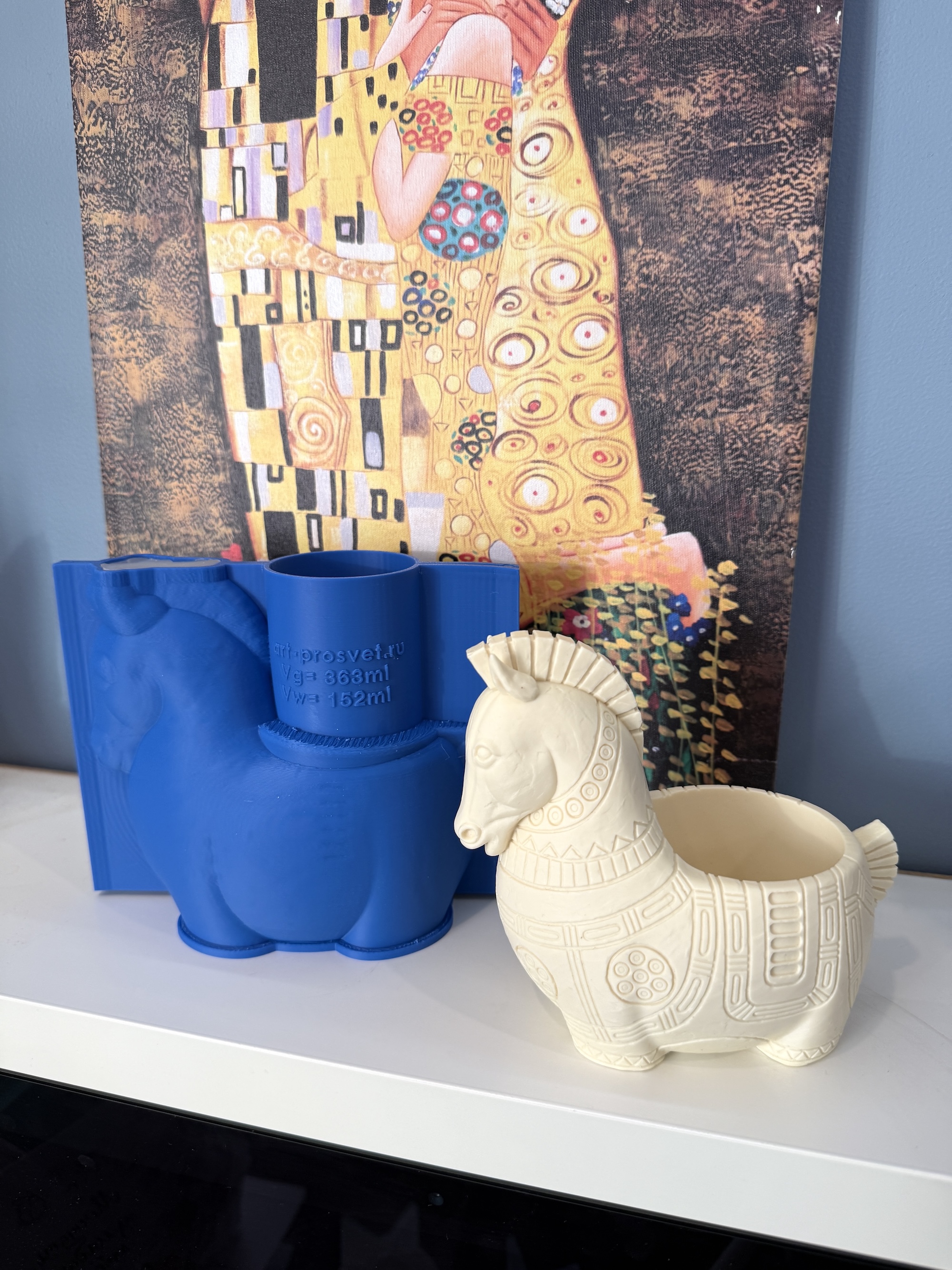 3D-молд "Кашпо-чарка Лошадка 2" (XL)