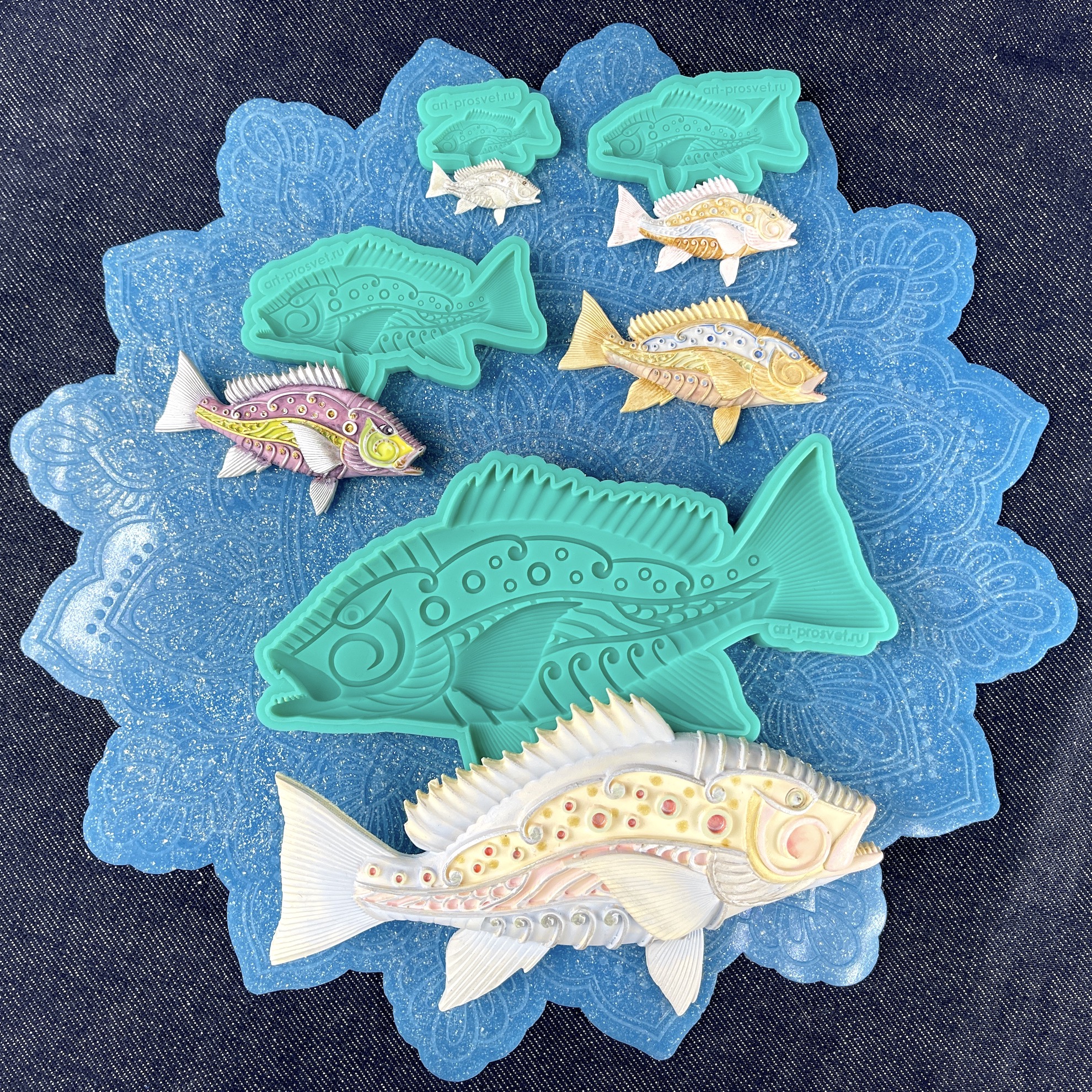 Молд "Этническая рыба 1" (M)