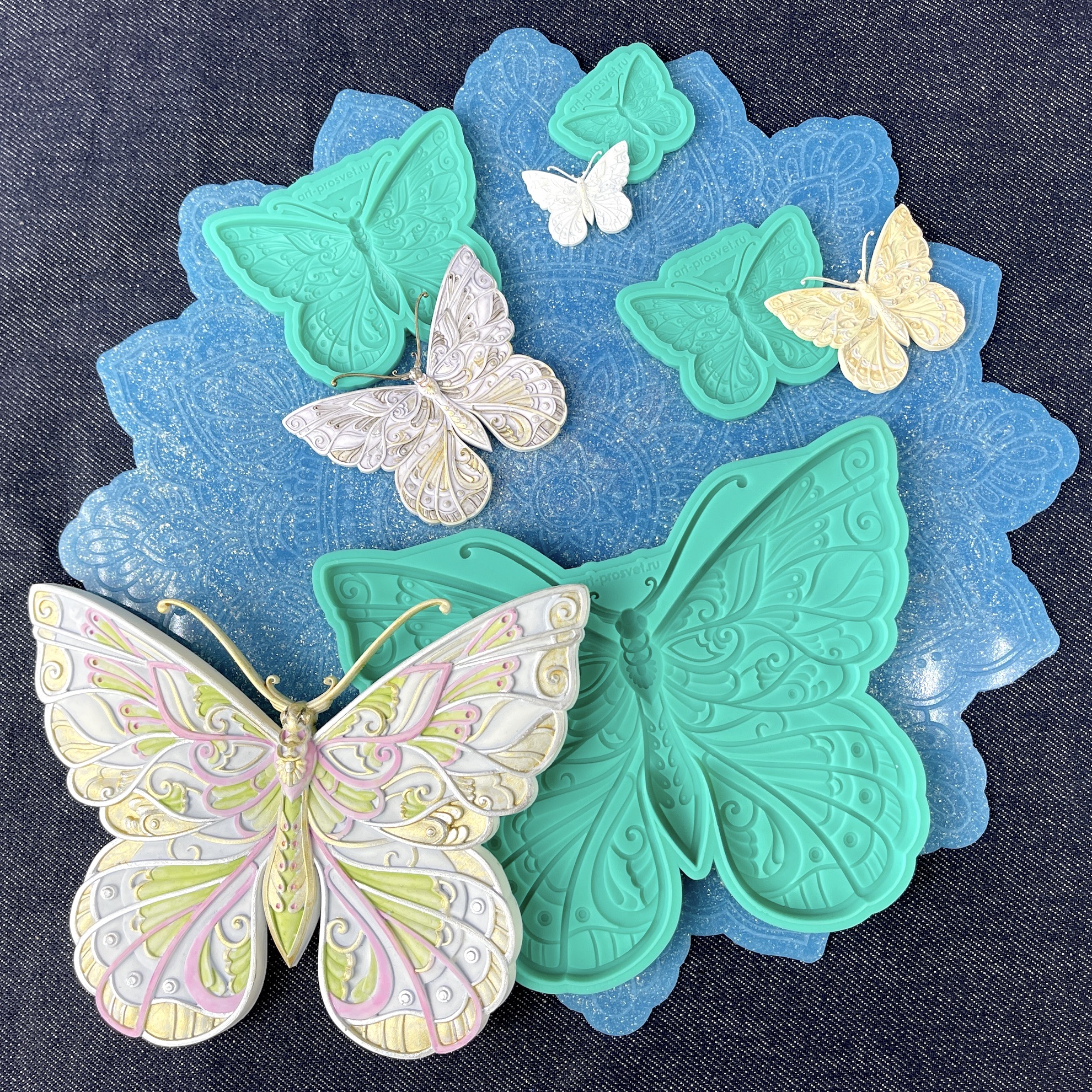 Молд "Этническая бабочка 2" (L)