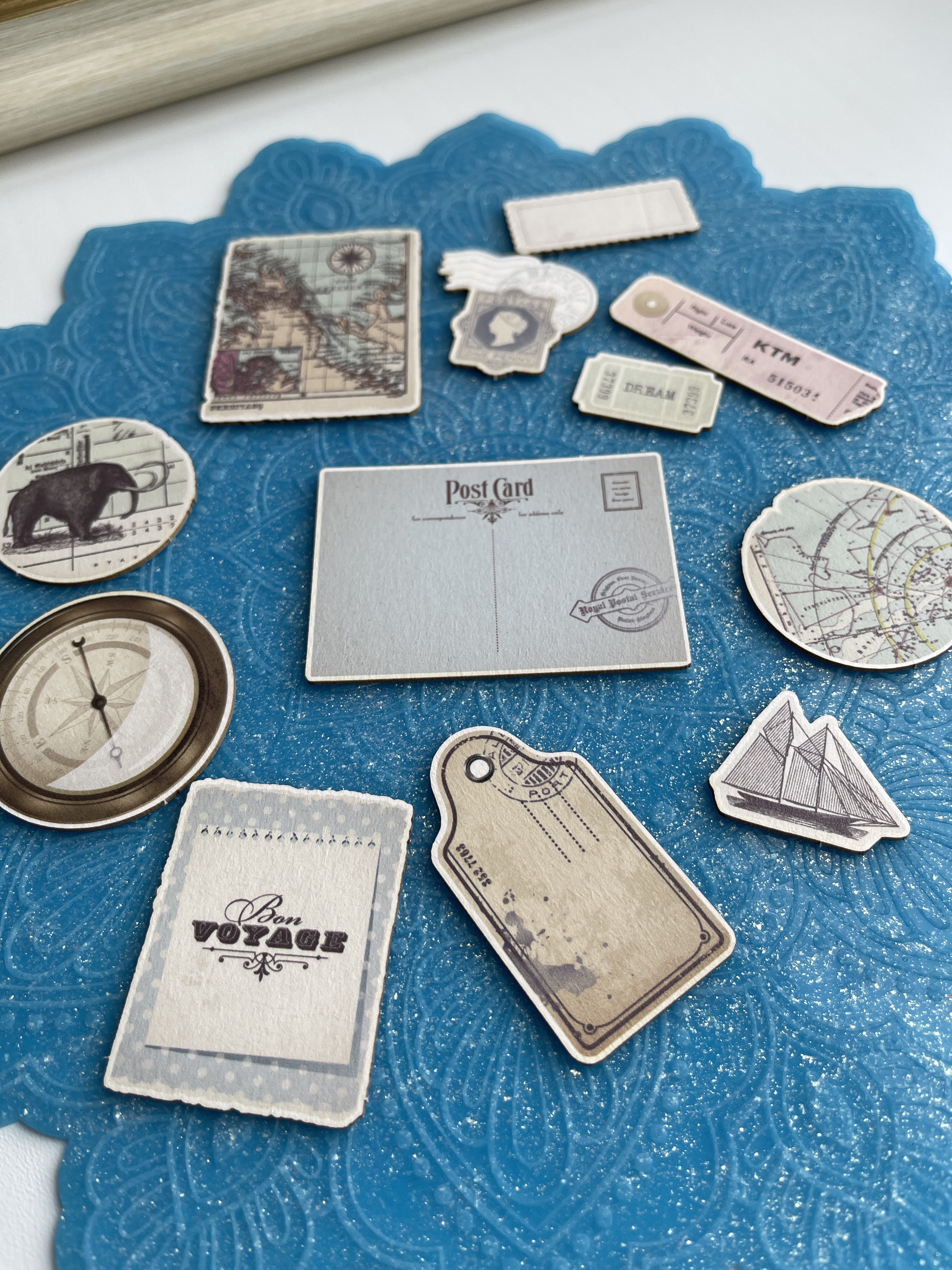 Цветной чипборд "Путешествие 2"