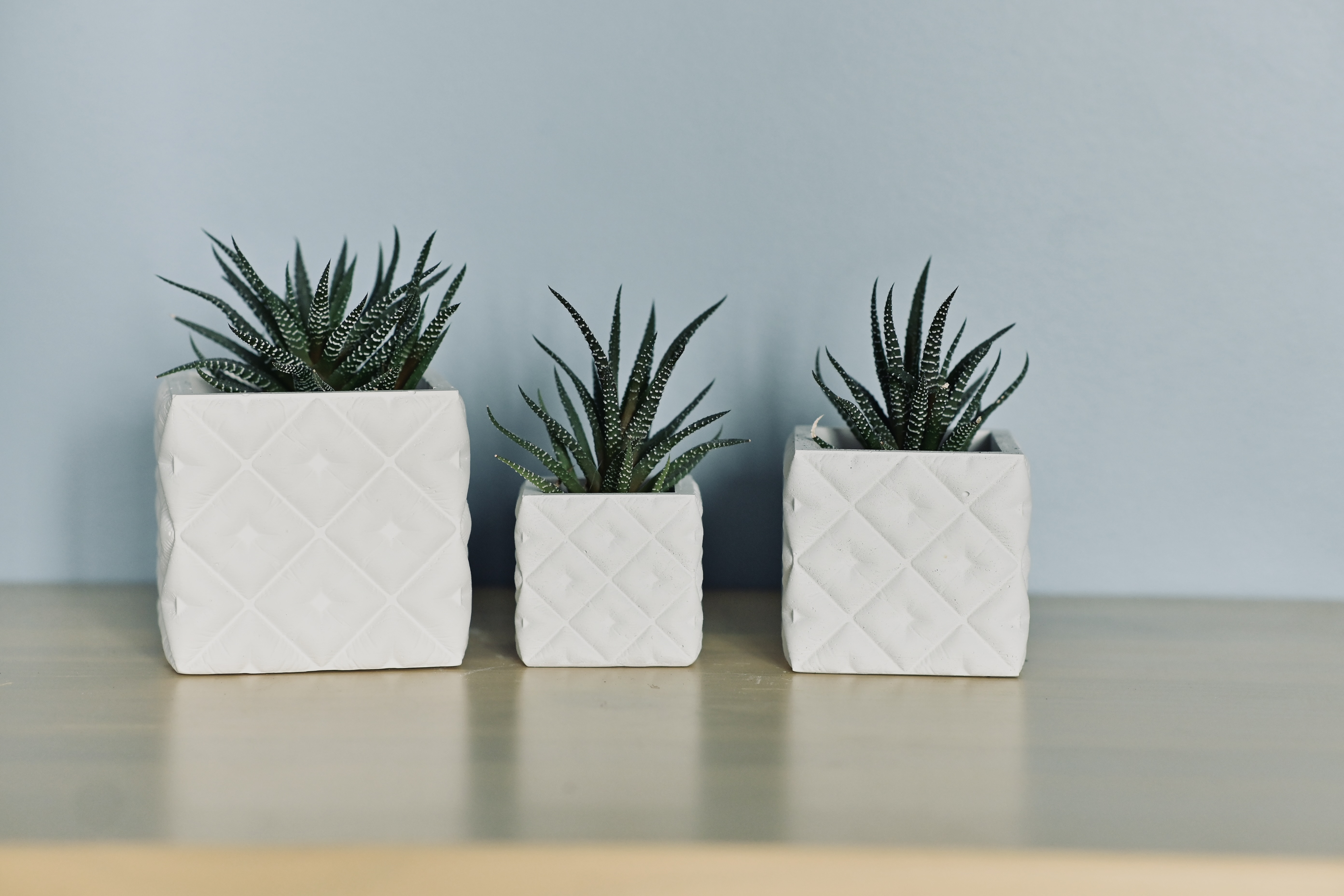 3D-молд "Стёганое кашпо куб" (S)