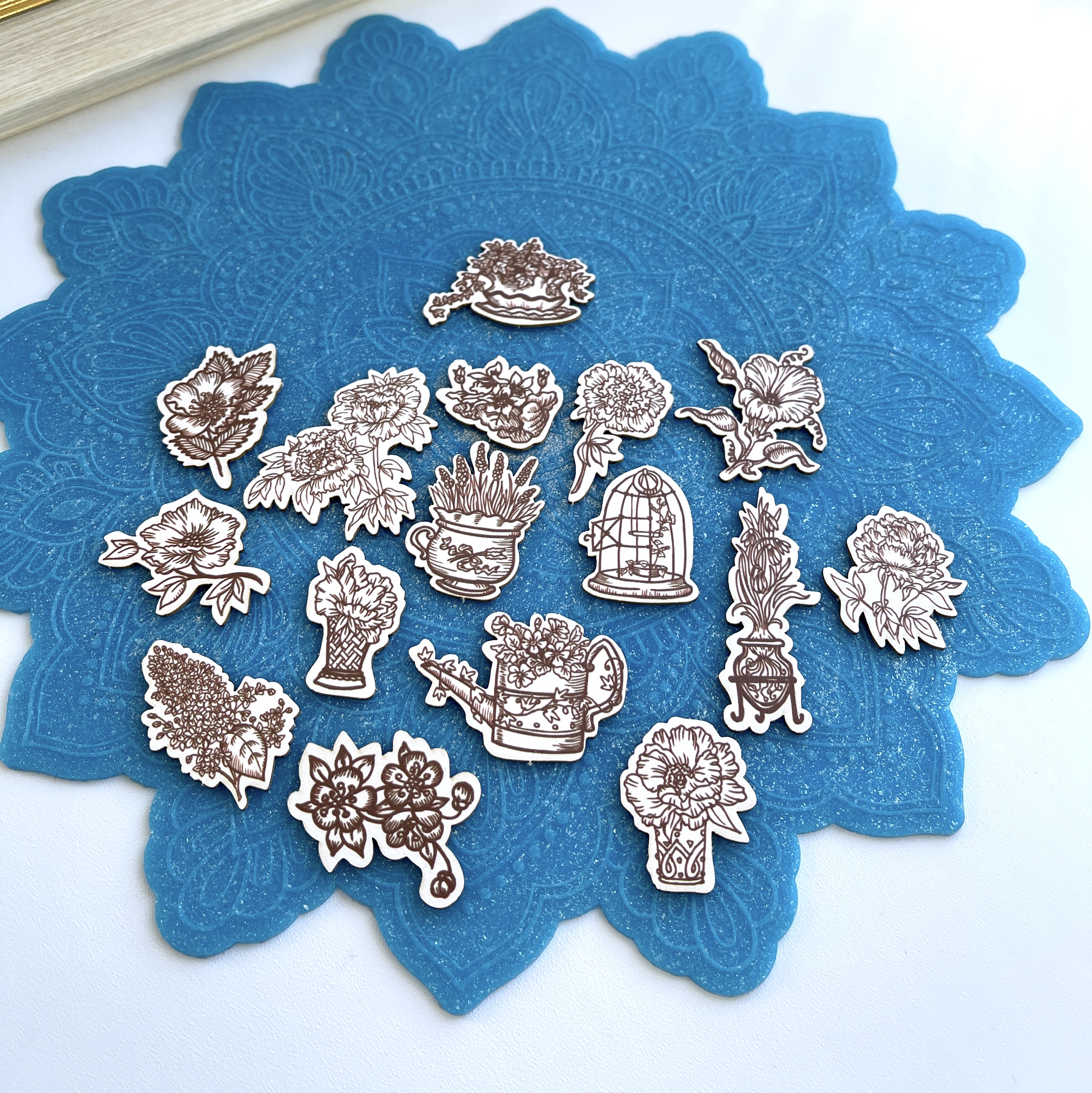 Цветной чипборд набор "Летний сад 2"