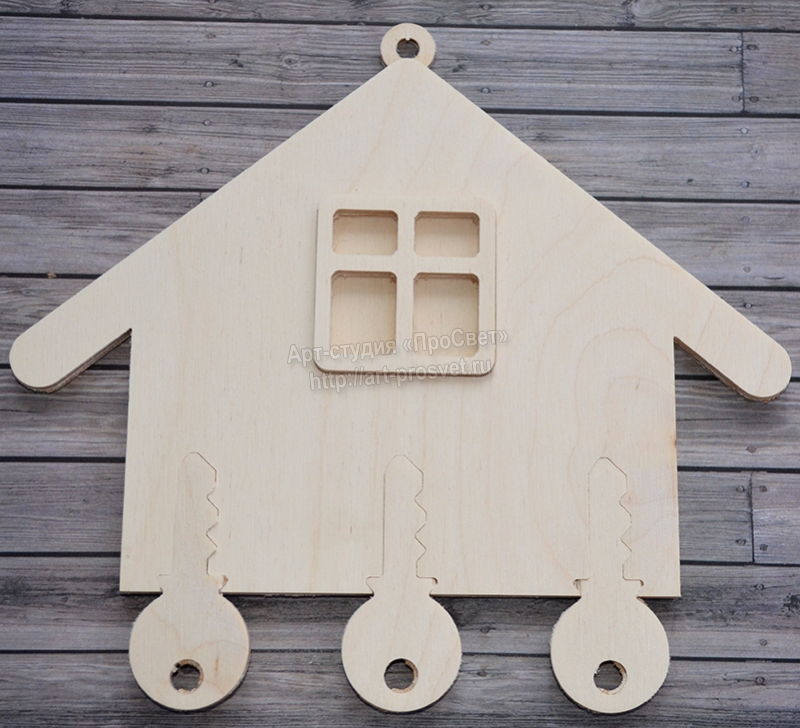Деревянная заготовка "Ключница"