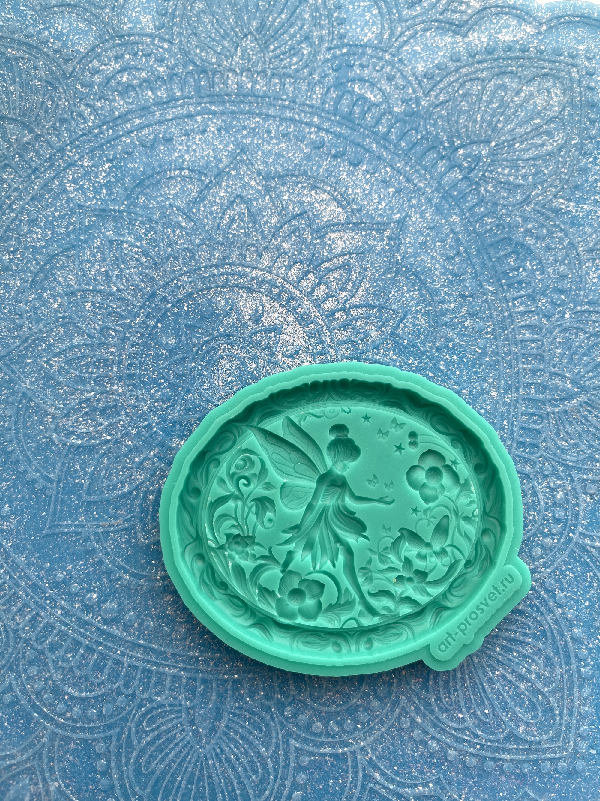 Молд панно "Фея на цветочном лугу" (M)