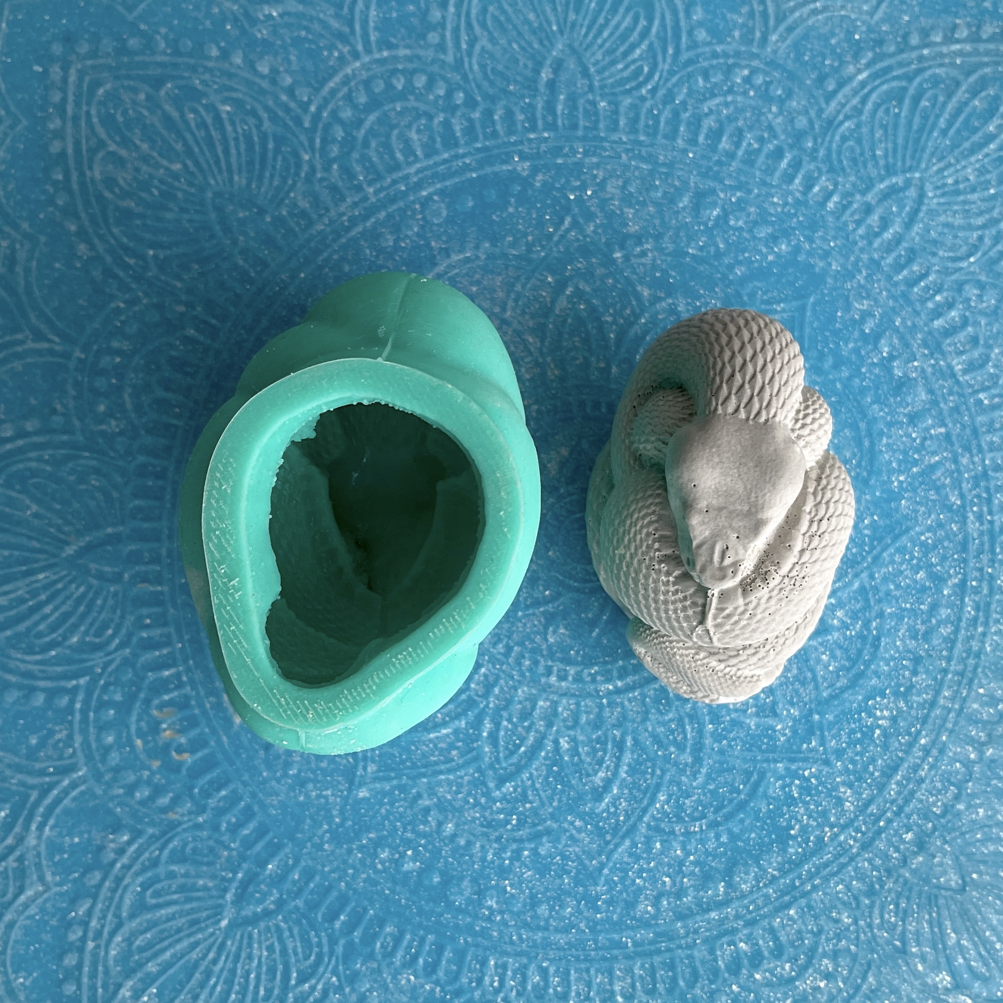 3D-молд "Змея в клубке 2" (M)