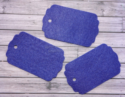 Высечка из фетра "Теги"