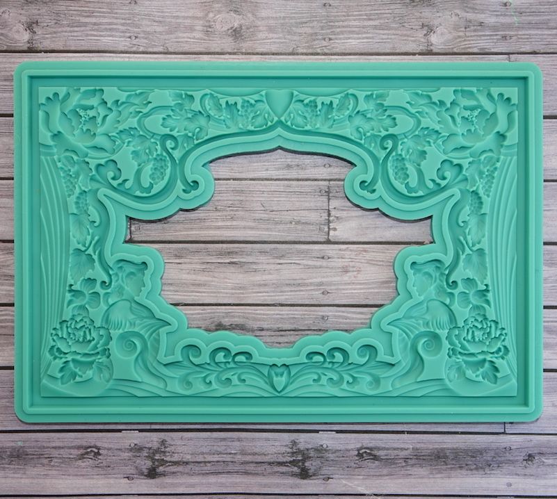 Молд "Античная рамка с виноградом"