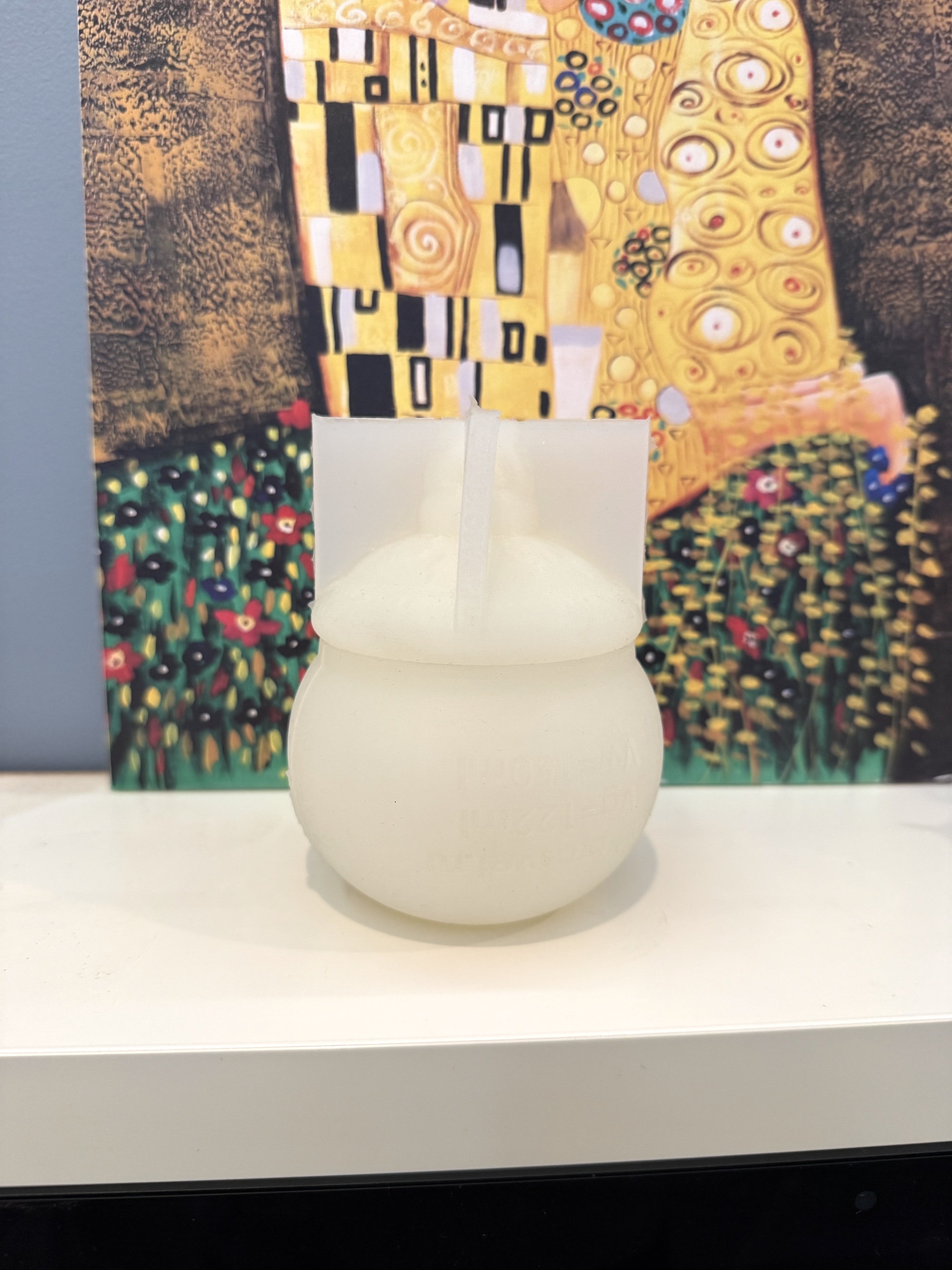 3D-молд контейнер для свечи, шкатулка "Ёлочный шар с лошадкой" (L)