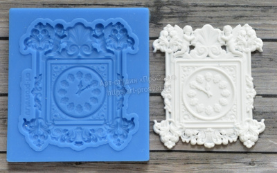 Молд "Часы в стиле барокко"