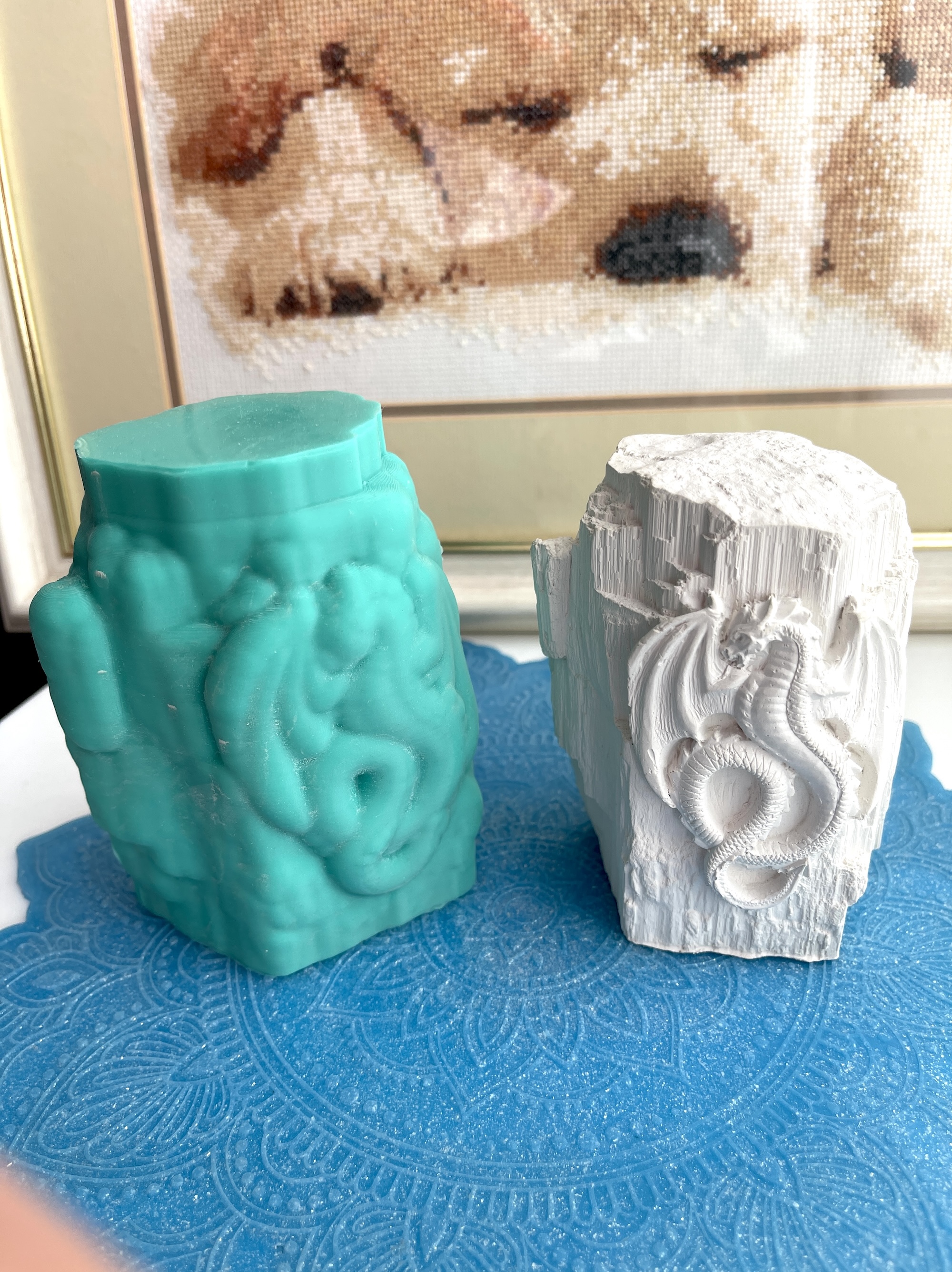 3D-молд "Драконья скала" (L)