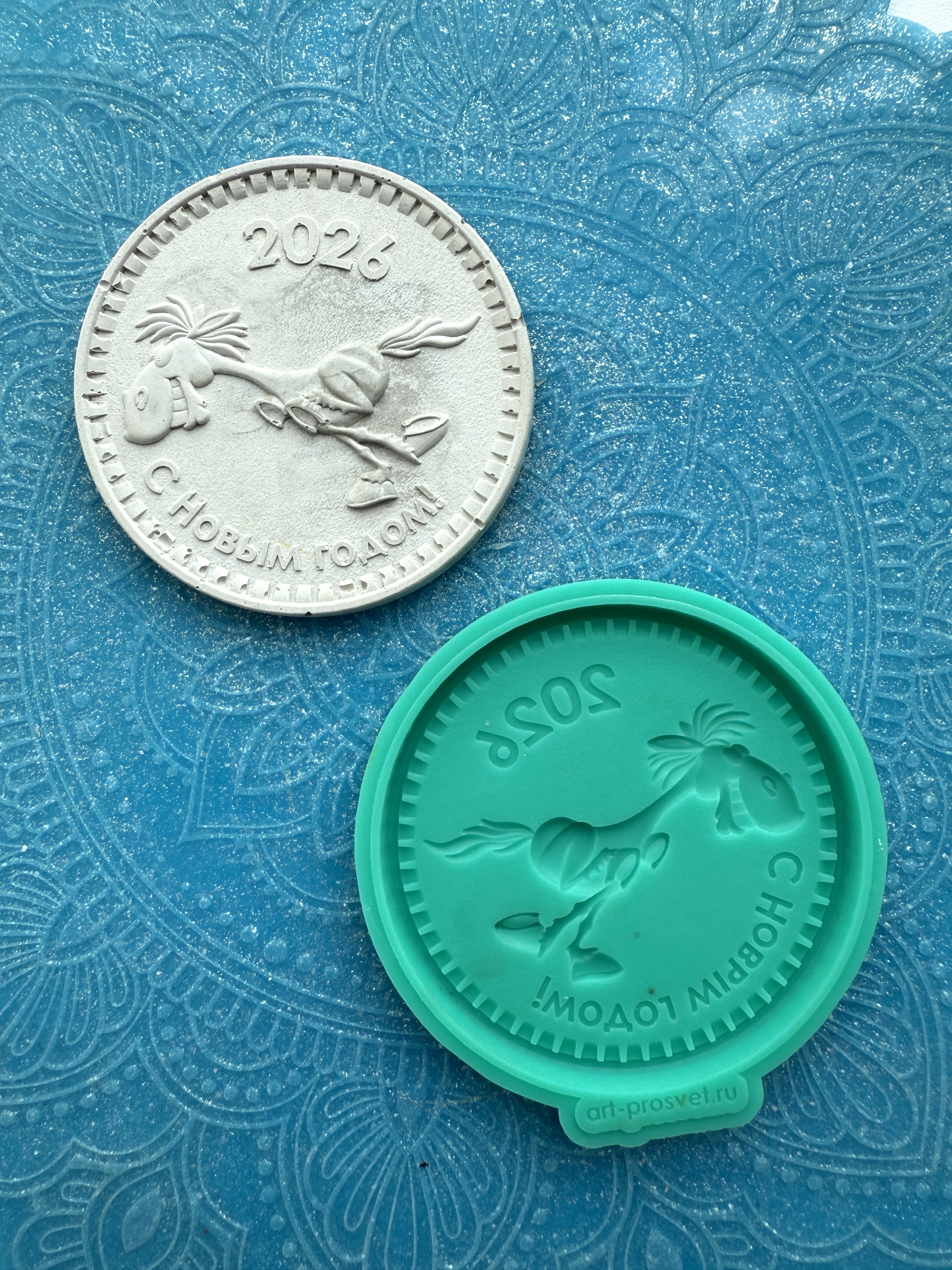 Молд панно "Шальной 2026 новый год" (M)