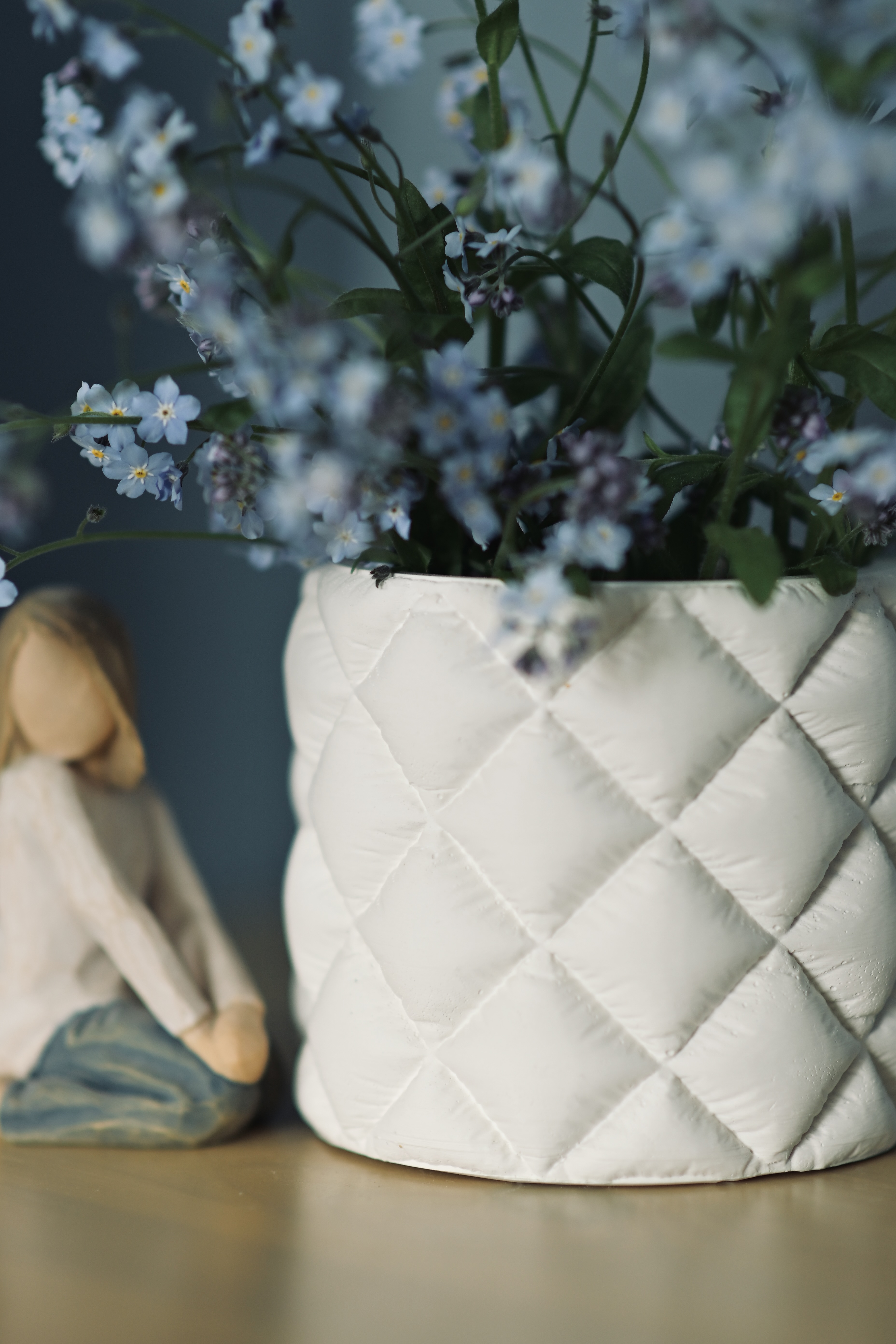 3D-молд "Стёганое кашпо цилиндр" (M)