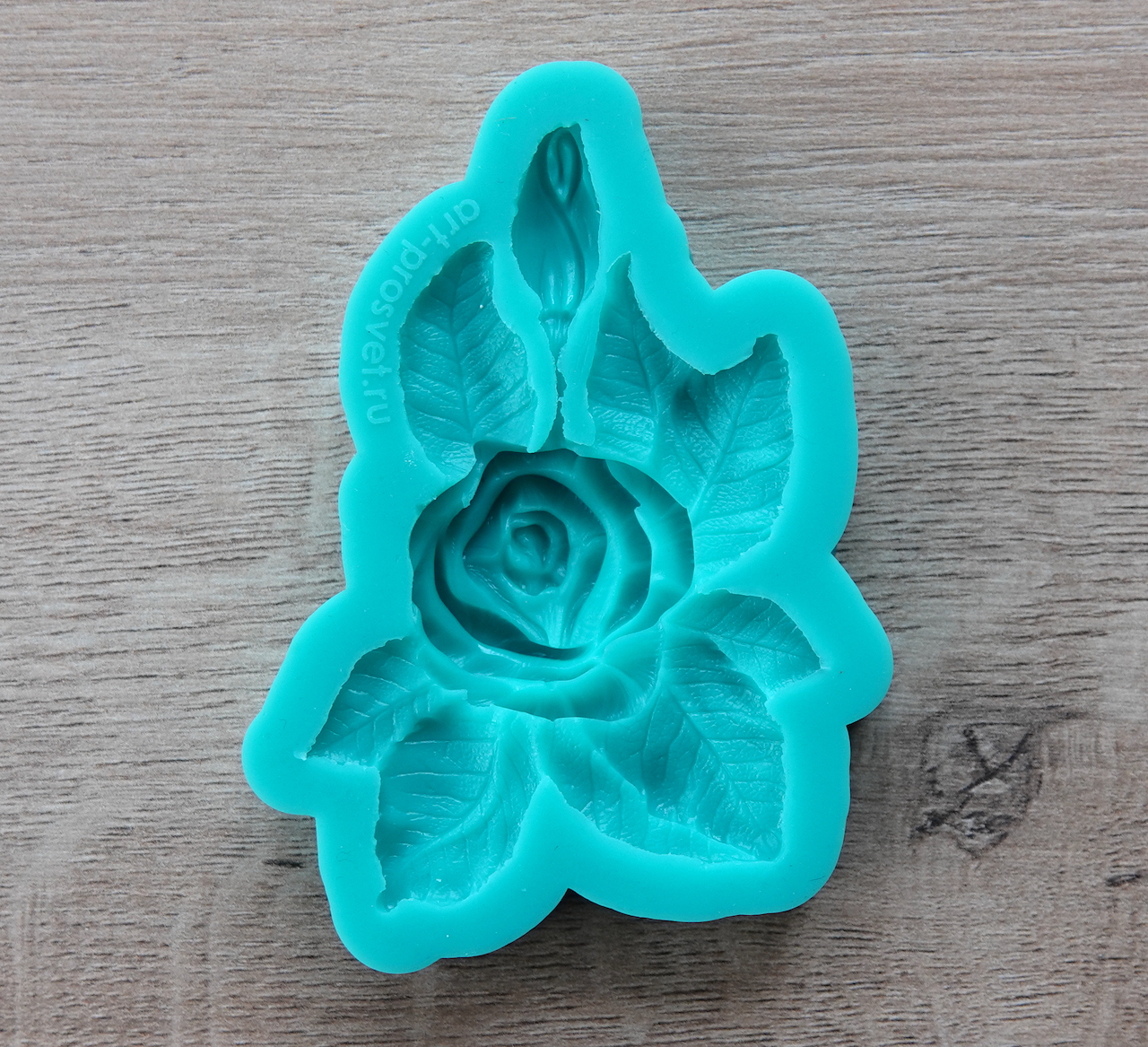 Молд "Роза с бутоном 2" (M)