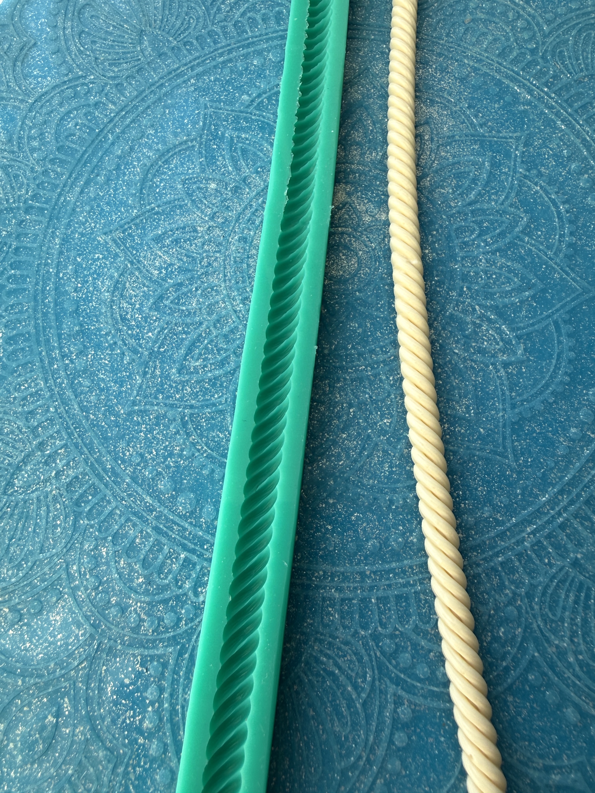 Молд бордюр "Веревка" (XXL)