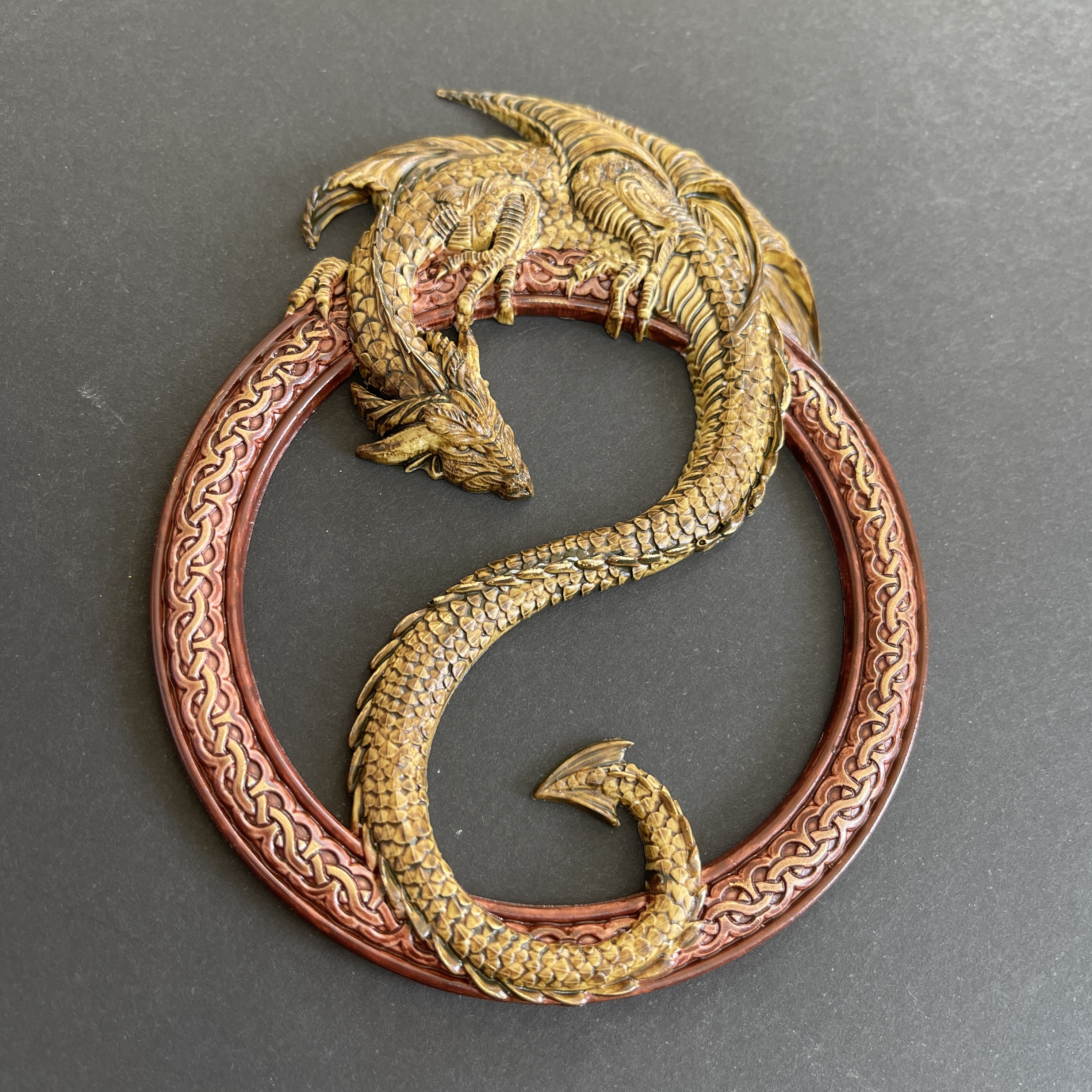 Молд "Дракон на рамке" (XL)