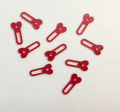 Анкер акриловый #3, красный, 10шт