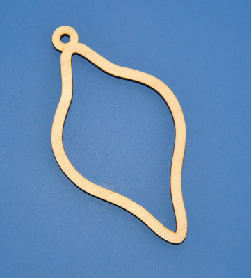 Деревянная заготовка "Ёлочная игрушка"