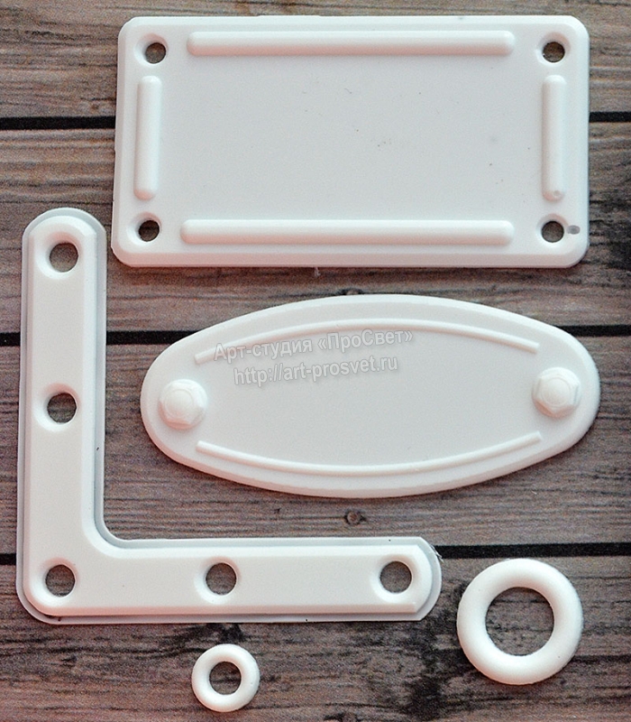 Молд "Набор табличек"