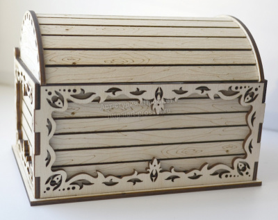 Деревянная заготовка "Сундучок"