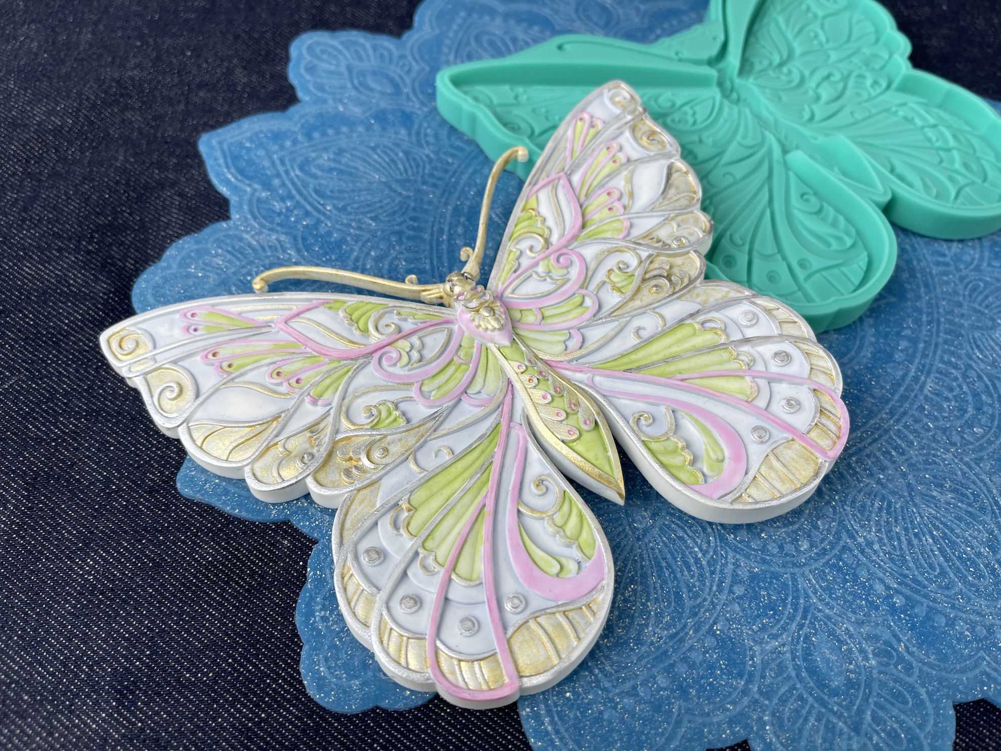 Молд "Этническая бабочка 2" (L)