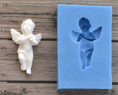 Молд "Ангел со скрипкой"